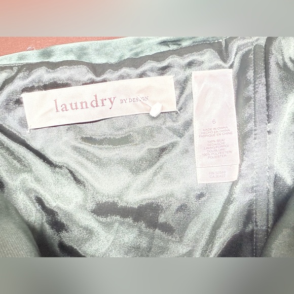 Laundry by Shelli Segal Strapless Charmeuse Gown Size 6 - Picture 6 of 8